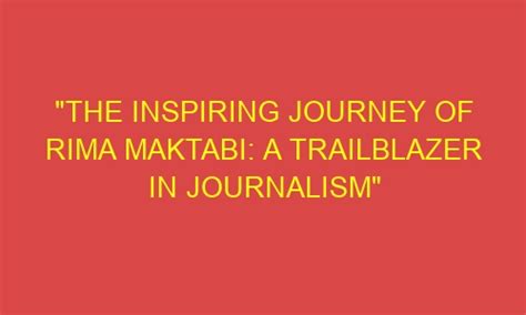  An Inspiring Journey in Journalism 