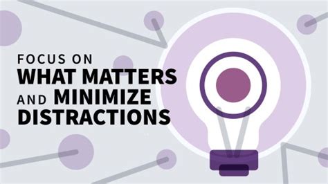  Minimize Distractions: Focusing on What Truly Matters 