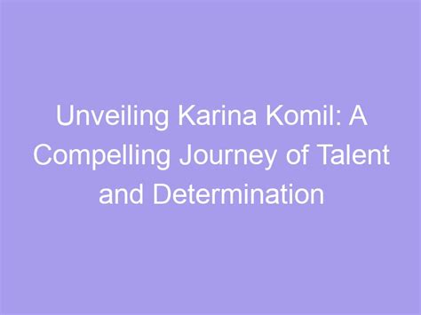 A Journey of Talent and Determination