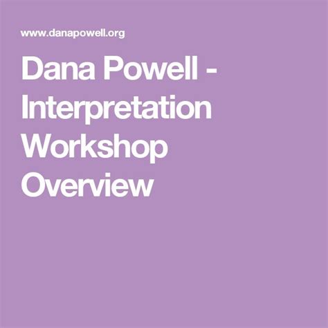 Analyzing Dana Powell's Journey to Acclaim and Acknowledgment