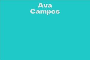 Ava Campos' Net Worth and Earnings