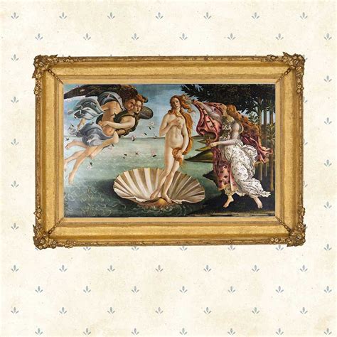 Botticelli's Famous Artwork: "The Birth of Venus"