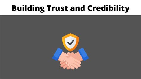 Building Trust and Establishing Credibility with Your Target Audience