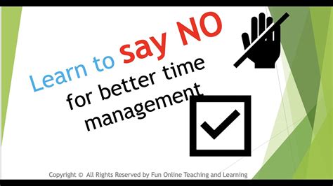 Delegate Tasks and Learn to Say No