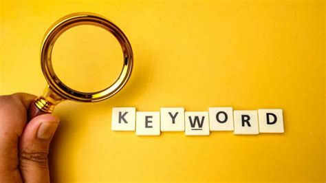 Discovering the Right Keywords: Unveiling the Perfect Terminology for Targeting