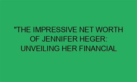 Examining Jennifer Emerson's Financial Success