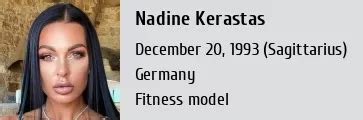 Exploring Nadine Kerastas' Height and Body Measurements