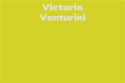Exploring Victoria Venturini's Impressive Acting Portfolio