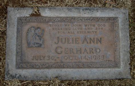 Exploring the Life Story of Julie Ann Gerhard