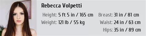 Figure: Delving into the Sensational Body Measurements of Rebecca Volpetti