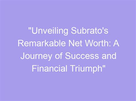 Financial Triumph: The Remarkable Journey of Achieving Wealth