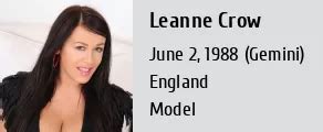 Getting to Know Leanne Crow's Height and Body Measurements