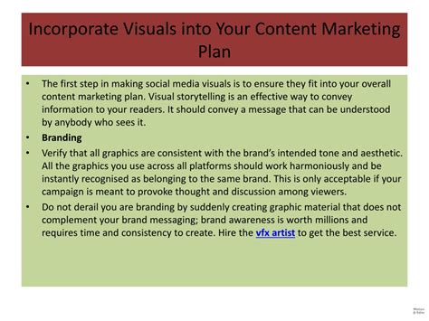 Incorporate Visuals Into Your Content