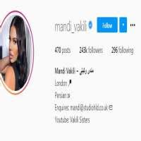 Influence and Popularity of Mandi Vakili on Social Media
