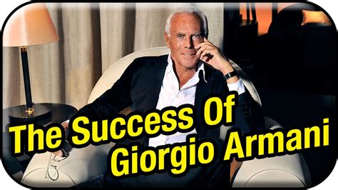 Journey to Success: Armani's Rise in the Fashion Industry