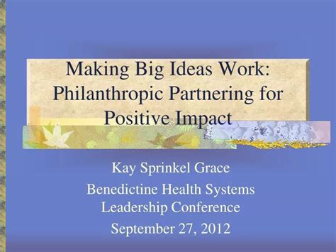 Judy Black's Philanthropic Work: Making a Positive Impact on the World