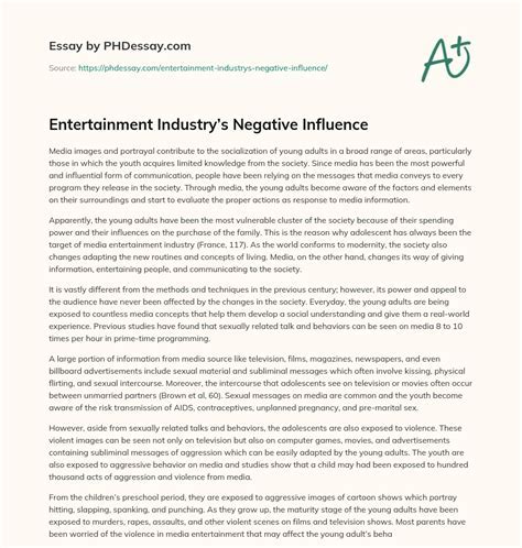 Legacy and Influential Impact on the Entertainment Industry