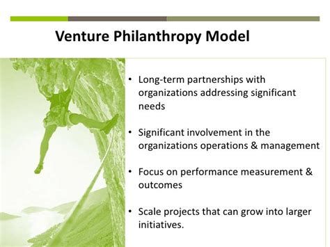 Philanthropic Ventures and Activism