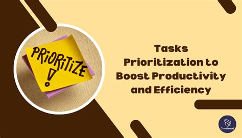 Prioritizing Tasks: Boosting Efficiency in Time Allocation