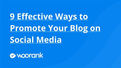 Promoting your blog on social media