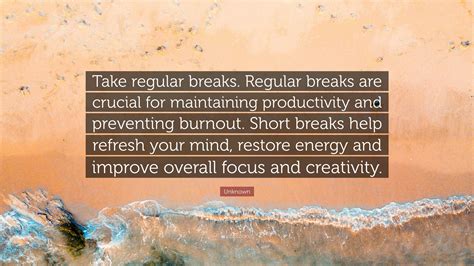 Refresh with Short Breaks: Rejuvenate and Boost Productivity