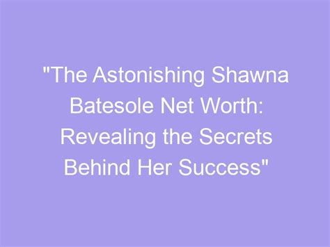 Revealing the Secrets Behind Shawna Hill's Youthful Looks