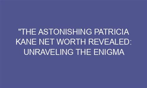 The Enigma of Wealth: Exploring the Financial Triumph of Lauren Pfeifroth