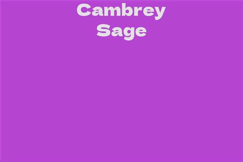 The Figure of Cambrey Sage: A Harmonious Blend of Beauty and Self-assurance