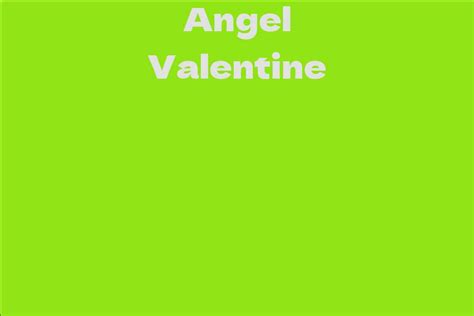 The Future of Angel Valentine's Career