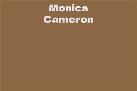 The Impressive Height of Monica Cameron - A Statistic Worth Noting