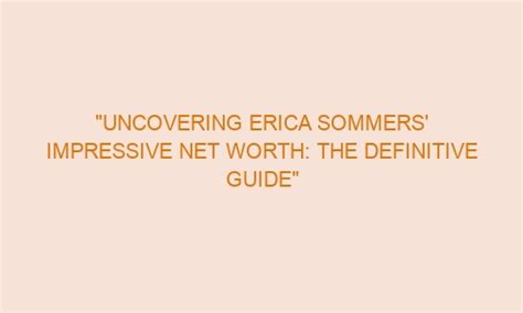 Uncovering Erica's Financial Triumph