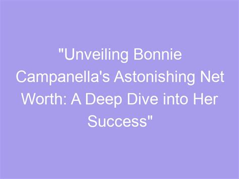 Unveiling Bonnie Locket's Journey: Insights into Her Personal Details