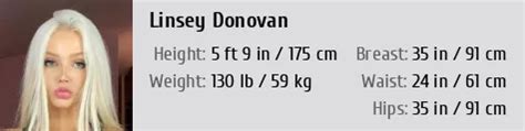 Unveiling Linsey Donovan's Height and Figure