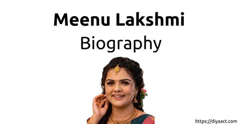 Unveiling the Personal Life and Financial Status of Meenu Lakshmi